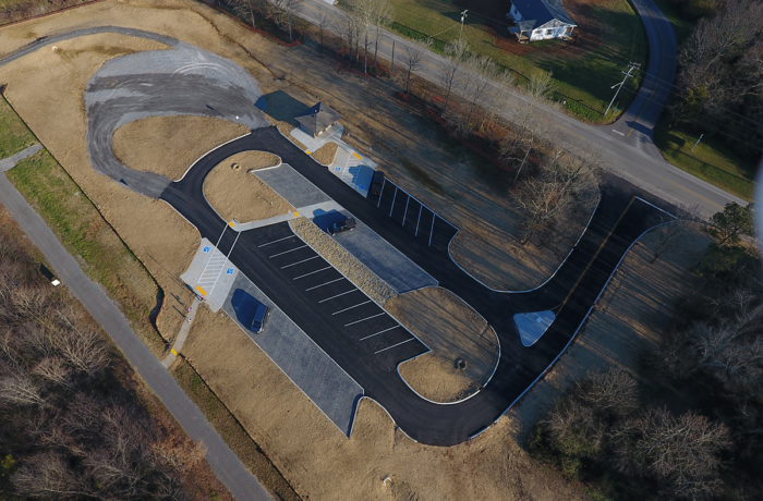 Application: GEOPAVE® Gravel Pavers for Stormwater-Friendly Parking; Project: Eureka Trail Athens Trailhead Improvements; Location: Athens, Tennessee