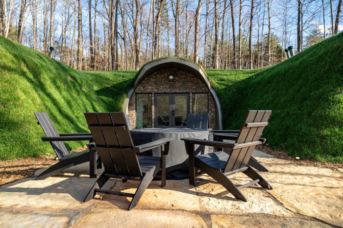Application: Green Roof; Project: Hobbit House; Location: Knoxville, Tennessee